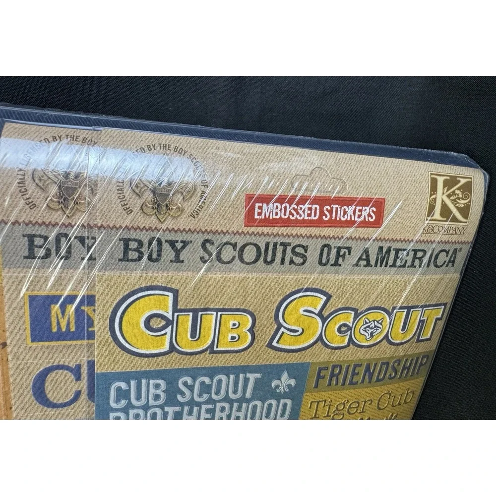 Boy Scouts of America K & Company Scrapbook Kit 85+ pieces~NEW